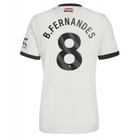 Camiseta Manchester United Bruno Fernandes #8 Tercera Equipación Replica 2024-25 mangas cortas